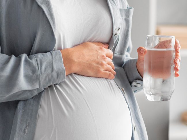 Water level during pregnancy